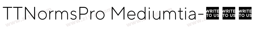 TTNormsPro Mediumtia字体转换